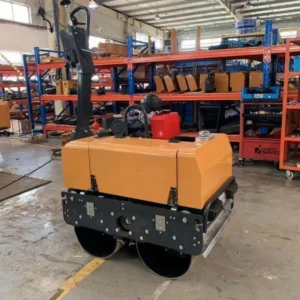 0.6 Ton Hydraulic Mini Road Roller Diesel Engine 30kN Double Drum Vibratory Soil Asphalt Compactor Machine