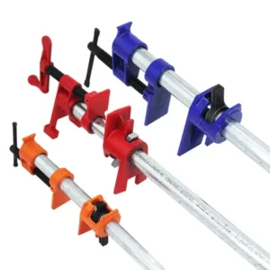 0.8/1.2/1.5/2m Steel Woodworking Board Joining Clamp Designed for Solid Wood Joining Easy to Operate Spare Parts