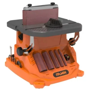 1/2 HP 60Hz 2000 RPM Portable Mini Electric Belt Sander Aluminum Table Vertical Drum Belt Oscillating Spindle Sander