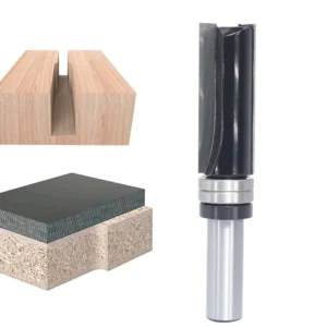 1 2 Shank Flush Trim Router Bit Top Bottom Bearing Milling Cutter Carbide for MDF Solid Wood Customized ODM OEM Supported