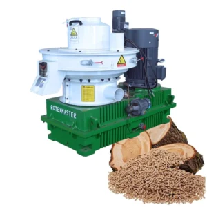 1-2T/H Automatic Wood Fuel Pellet Manufacture Line Biomass Pellet Mill