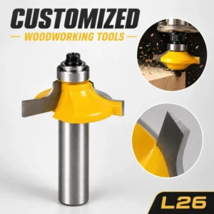 1/4 and 6mm 8mm Round Shank Seamless Upcut 45 Lock Miter Joint Coated Router Bits End Mill Face Mill Woodworking Tools L26