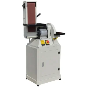 1.1kW Wood Sanding Machine Adjustable Angle Belt Disc Dual Dust Collection Wide Belt Sander for Carpentry Engraving