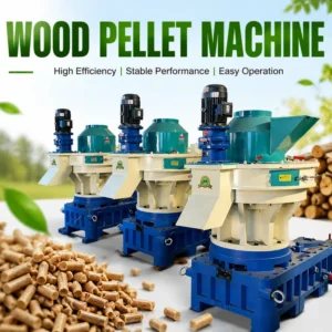 1000kg/h Industrial Biomass Pellet Mill Ring Die Wood Pellet Machine Wood Pelletizing Machine for Fuel Pellet Production Plant