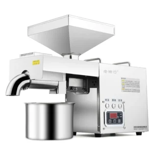 10KG/Hour Stainless Steel Mini Home Use Fully Automatic Screw Oil Press Machine for Small Business Cold Pressing Sesame Oil