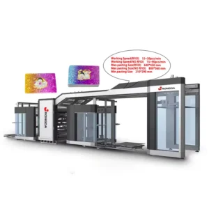 11.65kW Electric Automatic Cardboard Flute Laminating Machine with RFID and Film Paper Packaging 50pcs min High Speed Laminating