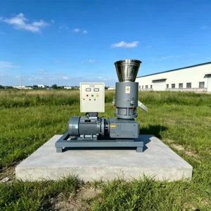 110V/220V/380V 45KW Wood Pellet Feed Machine with Motor Gear Bearing and Pump for Customizable Pellet Sizes Long Service Life