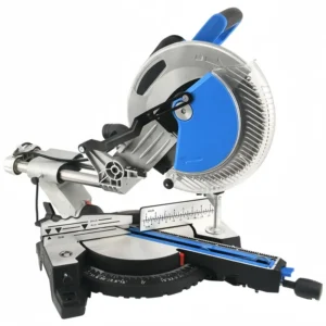 12″ Heavy-Duty Aluminum Cutting Saw High-Power Push-Pull Design Industrial Metal Cutter for Precision Angled Cuts