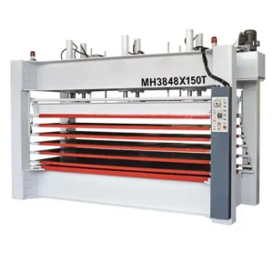 120T 160T 200T Multi Layer Door Panel Press Machine Hydraulic Hot Press Machine for Plywood MDF Wood Laminate Veneer