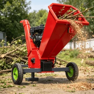 13.5Hp Commercial Mini Industrial Electric Gasoline Wood Log Debarker Chipper