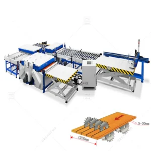 1300mm Width Plank Multi Rip Saw Machine Plywood Multiple Blade Rip Saw Machine