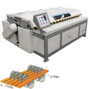 1300mm Wood Panel Gypsum Boards Slot Grooving Cut Machine Multi blade Rip Saw Machine