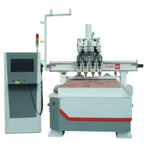 1325 1530 2030 3D Woodworking Cutting Carving Engraving Machine 4 Heads Automatic ATC CNC Router