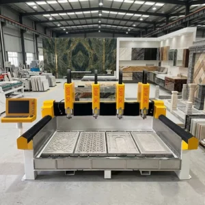 1325 1825 2030 1530 Marble Granite Porcelain Tombstone 3D Sculpture Carving 4 Axis 4 Head Stone Engraving CNC Router