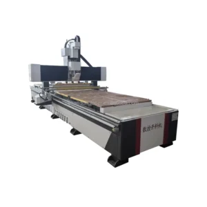 1325 Double Station Linear ATC CNC Machining Center Cutting Cabinet Making Nesting CNC Router Machine