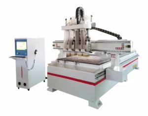 1325 Four Process Woodworking CNC Router Taiwan LNC Control System 7.5kw Vacuum Pump 6KW Spindle for Furniture Panel Gear Pump