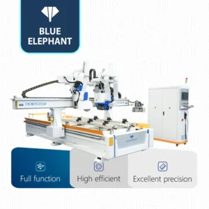 1330 ATC Furniture CNC Machining Center Automatic Wooden Door Making Machine With PTP Adsorption Table