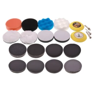 133pcs Mini Sandpaper Set Wet Dry Sanding Disc with Polishing Pads Abrasive Tools Sand Paper Kit for Wood Metal Manual Polishing