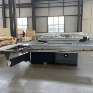 14″ 10 HP 3 Phase Industrial sized Sliding Table Saws With Scoring Blade