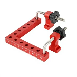 140 Woodworking Right Angle Clamp Board Joining Fixing 90 Positioning Ruler Aluminum Alloy Height Gauge Made in China