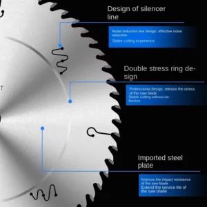 15 Inch 72T Carbide Tipped Circular Saw Blade for Hardwood Plywood Fine Crosscutting High Precision TCT Blade OEM Custom