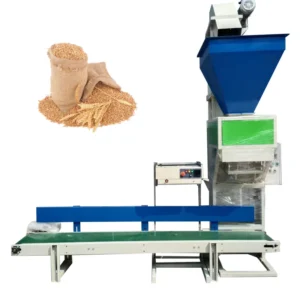 15kg 25kg 50kg 100kg Wood Pellet Corn Wheat Beans Silage Cereal Legumes Bagging Packing Machine