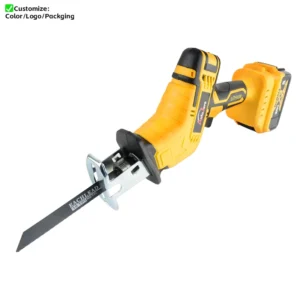 15mm Stroke Length Battery Powered Lithium Brushed Motor Mini Saw Hand Sabre Wood Metal Cutting Machine