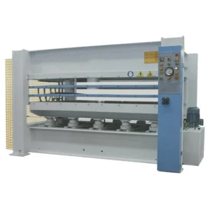 160T Three Layer Woodworking Machinery Hot Press Hydraulic Multi Layer Hot Press for Laminating Plywood PVC MDF on Doors