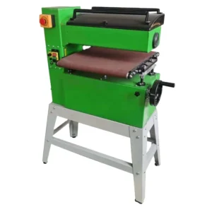 18 Inches Industrial Single Drum Motorized 1.5kW Wood Flooring Belt Sander Adjustable Transfer Speed Height Roller