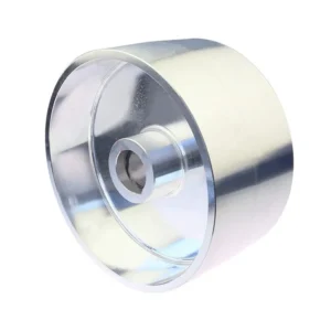 1pc Straight Sanding Wheel Polishing Mold Sand Belt Machine Aluminum Drive Wheel