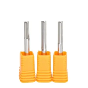 2 Flute Tungsten Carbide AlTin Coated Straight End Mill Router Bit CNC Woodworking Tools Acrylic Plastic Cutter 6mm