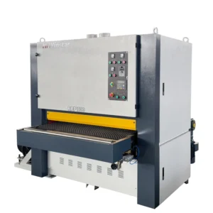 2 Heads Professional Wide Belt Sander Composite Material Carbon Boards Fiber Glass Boards Belt Sanding Grinder Machine