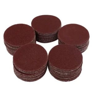 2 Inch Sanding Discs Hook and Loop Aluminium Oxide Sandpaper 40-2000 Grit Orbital Sander Pads Abrasive Tool for Wood