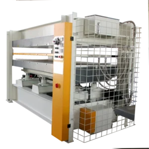 2 Layer 2 Opening MDF plywood Box Door Making Line Automatic Wood Hydraulic Hot Press Machine