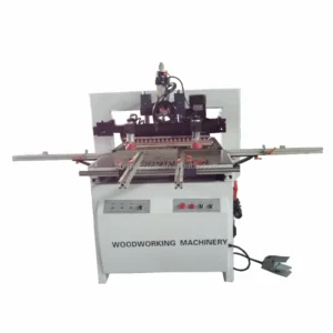 2 Lines Woodworking 45 Degree Panel Furniture Multiple Spindles Hole Dowel Boring Drilling Machine
