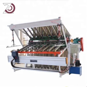 20 Sections Hydraulic Composer Wood Clamp Carrier With Pneumatic Panel Flattener