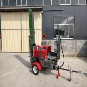20 Ton Firewood Processor Hydraulic Log Splitter Wood Processor Machine