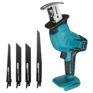 20V Industrial Grade Cordless Reciprocating Saw with Adjustable Speed and Lithium Battery for Wood and Metal Cutting