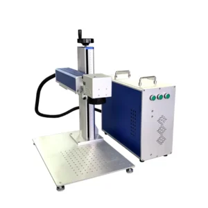 20W 30W 50W Portable 3D Fiber Laser Engraving and Marking Machine with DXF AI DWG DST Support Air Cooled CNC for Guns Jewelry
