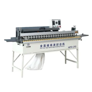210 Silent Style High Speed Automatic Edge Banding Machine with Edge Banding Trimming Buffing and End Cutting