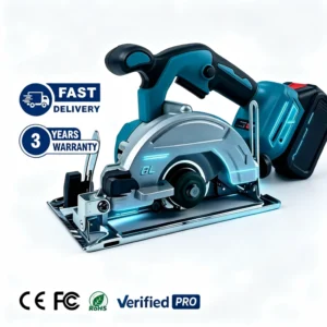 21V Brushless 125MM Industrial Grade Lithium Battery 1000W 10800 RPM DIY Woodworking Metal Tile Saw High Power Circular Saw