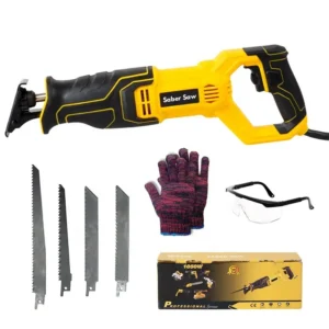 220V Electric Power Reciprocating Saw with 4 Blades