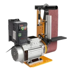 220V Industrial Grade Vertical Metal Speed Control Polishing Wire Drawing and Polishing Machine for Sanding Belt Machine