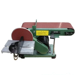 220v Bench Top Sander Multifunctional Sand Belt Grinder Adjustable Angle Grinding and Polishing