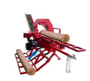 22T Hydraulic Saw Wood Cutting Machine Firewood Processor Diesel Machine Fire Wood Log Splitter for Home Use