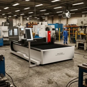 3000W High Precision CNC Fiber Laser Cutter Wide Operation Space for Elevator Metal Panel Production