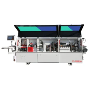 308DSA Automatic Compact Edge Banding Machine Corner Rounding Pre Milling Functions Edge Bander Woodworking