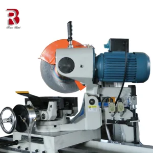 315B Semi automatic Double Head Band Saw Thread 5 Axis Profile 90 Degree Metal Pipe Cutting Machine