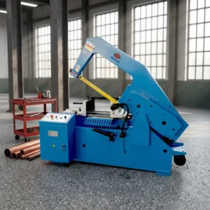 320mm Hydraulic Automatic Band Saw Machine Heavy Duty Railway Cutting Saw with Motor & Engine HS7132 SP7132
