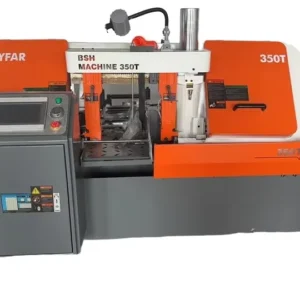 350T High Speed Automatic Band Saw Machine with Manual Tension Method Key Component Motor